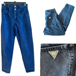 Vintage 90s Guess Georges Marciano Design Jeans High Waist Made In USA Sz 30 L30